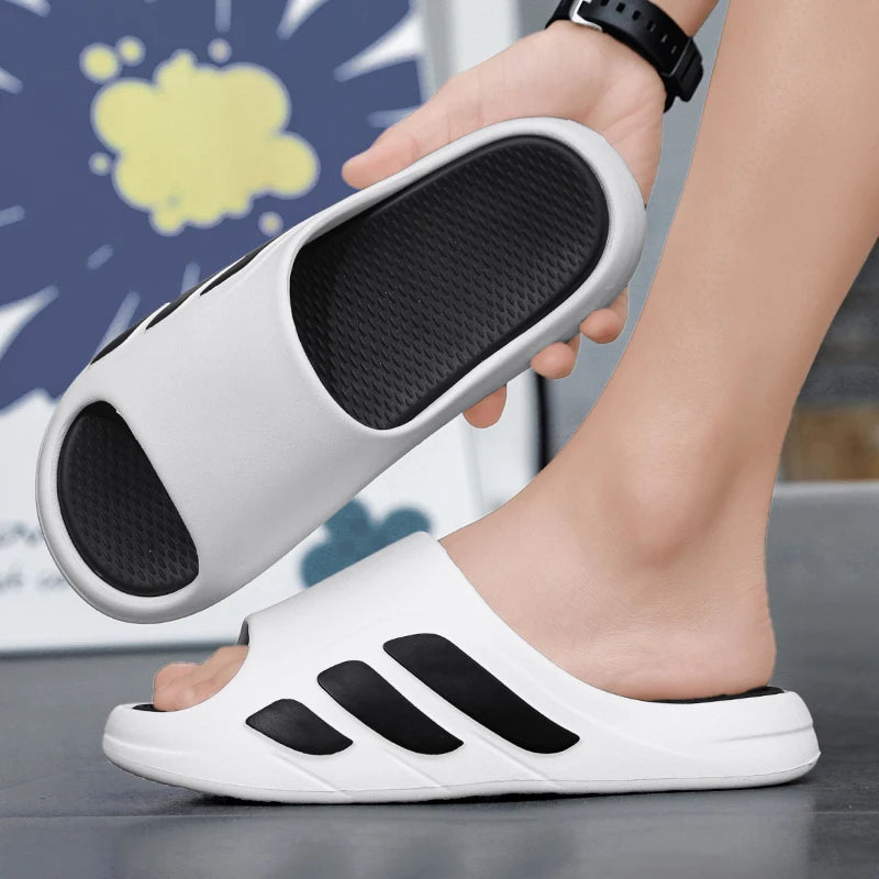 Summer Men’s Double-Layer Slip-On Slippers