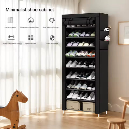 10 Layers Dustproof Shoes Storage Rack