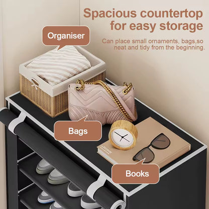 10 Layers Dustproof Shoes Storage Rack