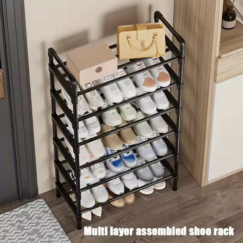Multi-Tier Metal Shoe Rack