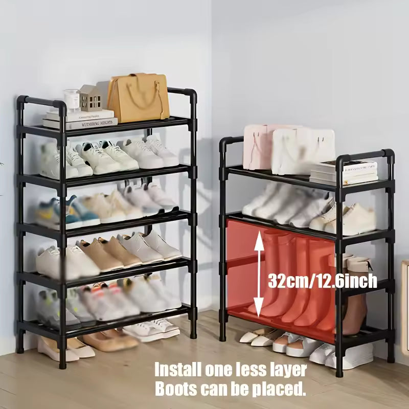 Multi-Tier Metal Shoe Rack